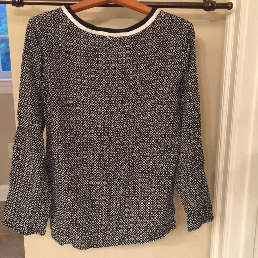 Navy and white top - Picture 4 of 5